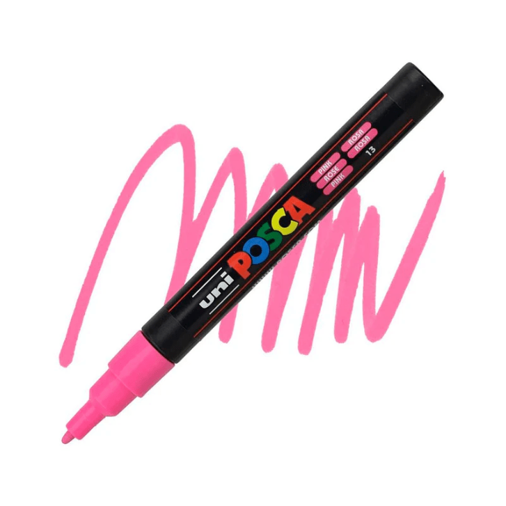 Marcador Acrílico Rosado PC-3M 0.9-1.3mm Posca1
