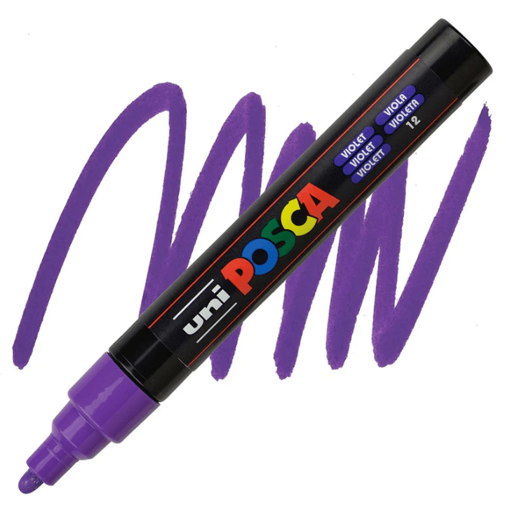 Marcador Acrílico Violeta PC-5M 1.8-2.5mm Posca1