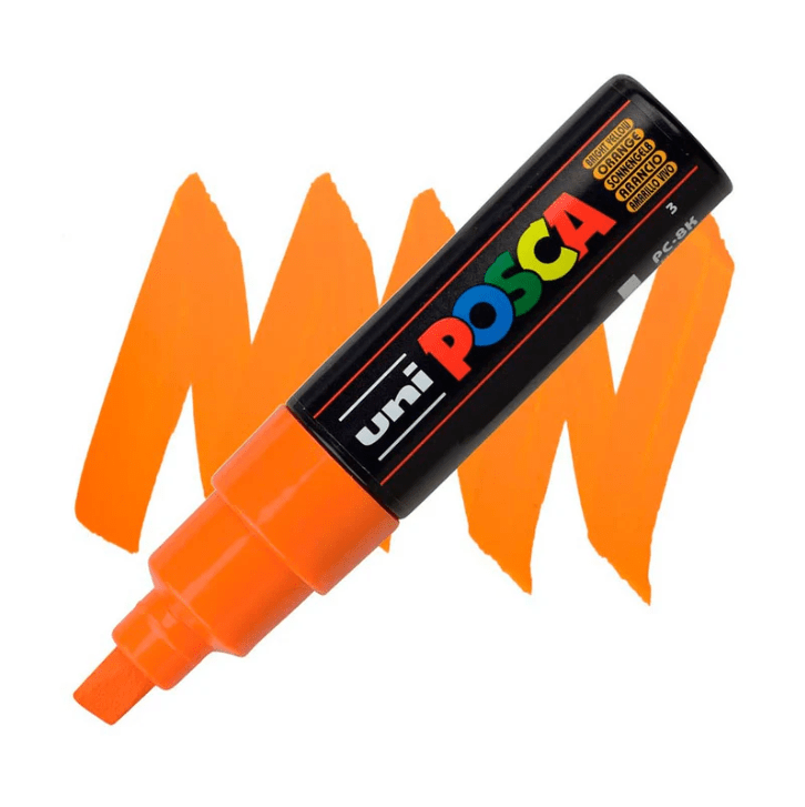 Marcador Acrílico Amarillo Brillante PC-8K 8mm Posca1