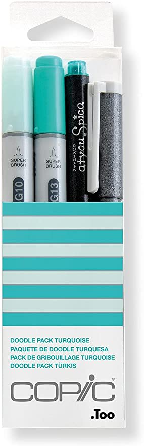 Copic Doodle Pack Turquoise3
