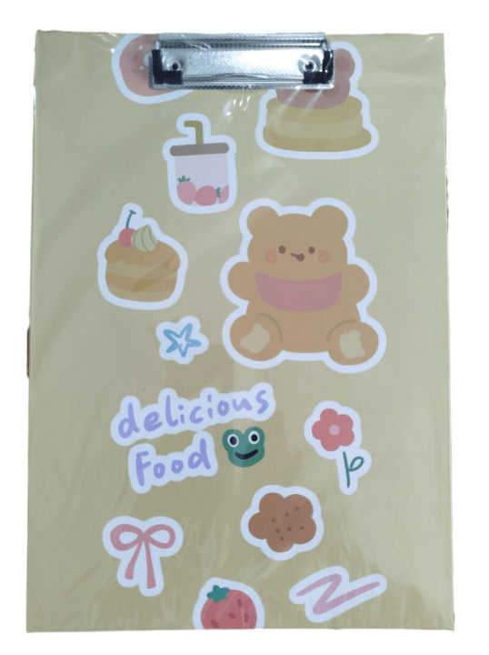 Lindo portapapeles oso babero1