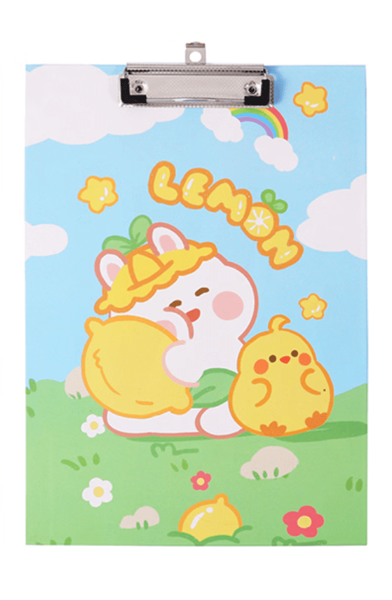 Lindo portapapeles conejo pollito1