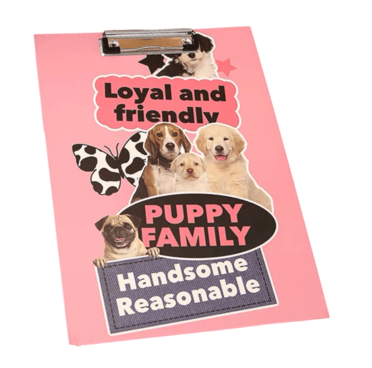 Portapapeles Perritos Kawaii A4 Foska1