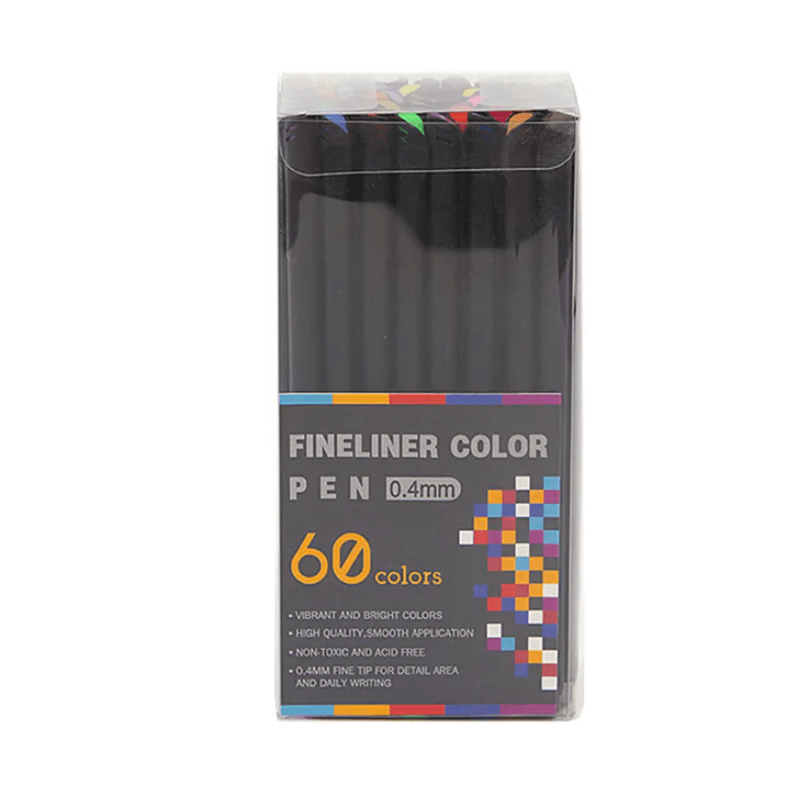 60 fineliner tiralineas de colores1