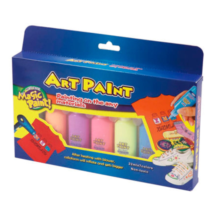 Pegamento con relieve 7 colores Foska1