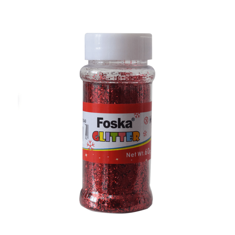 Frasco Escarcha Glitter Rojo GT10601