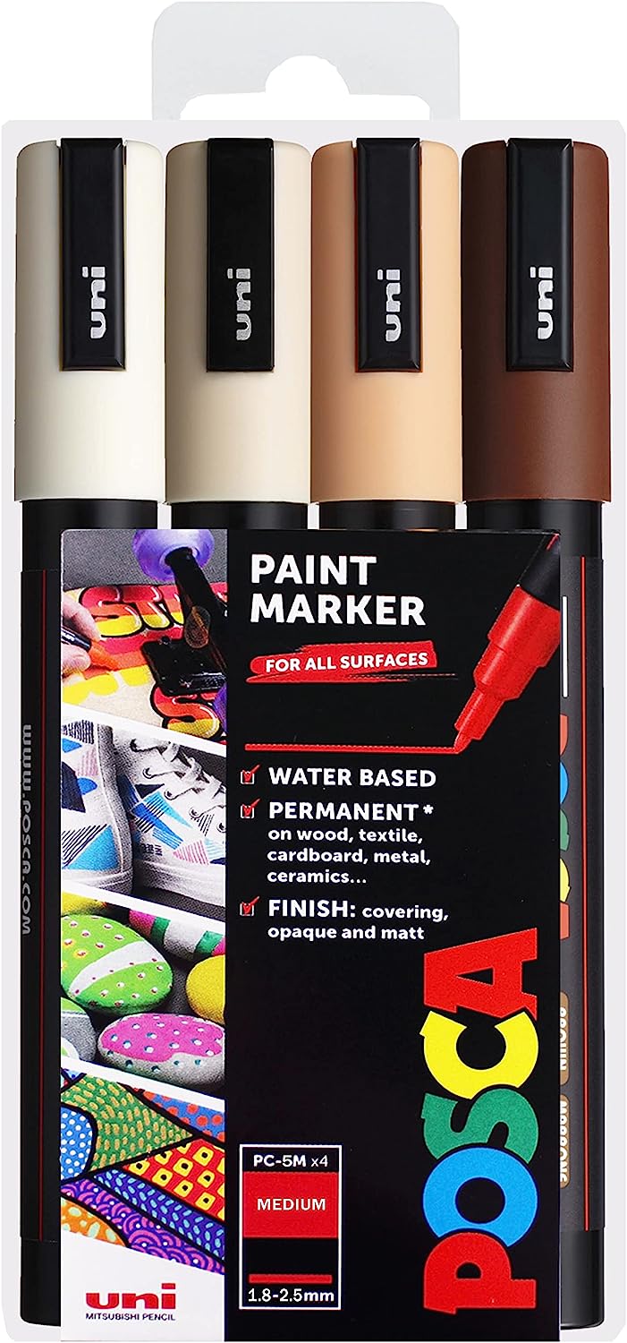 Posca Set 4 Tonos Pieles Neutros2