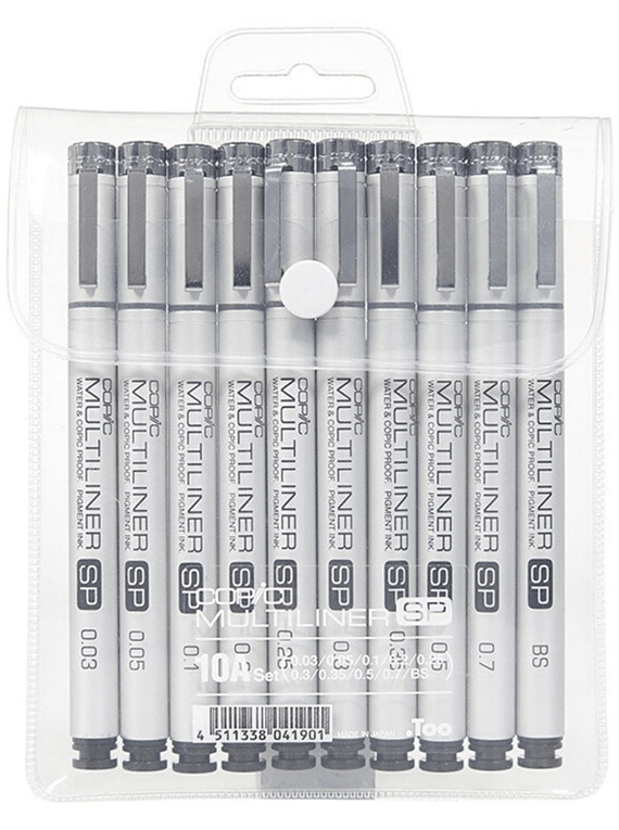 Copic Set Multiliner SP Black 10A3