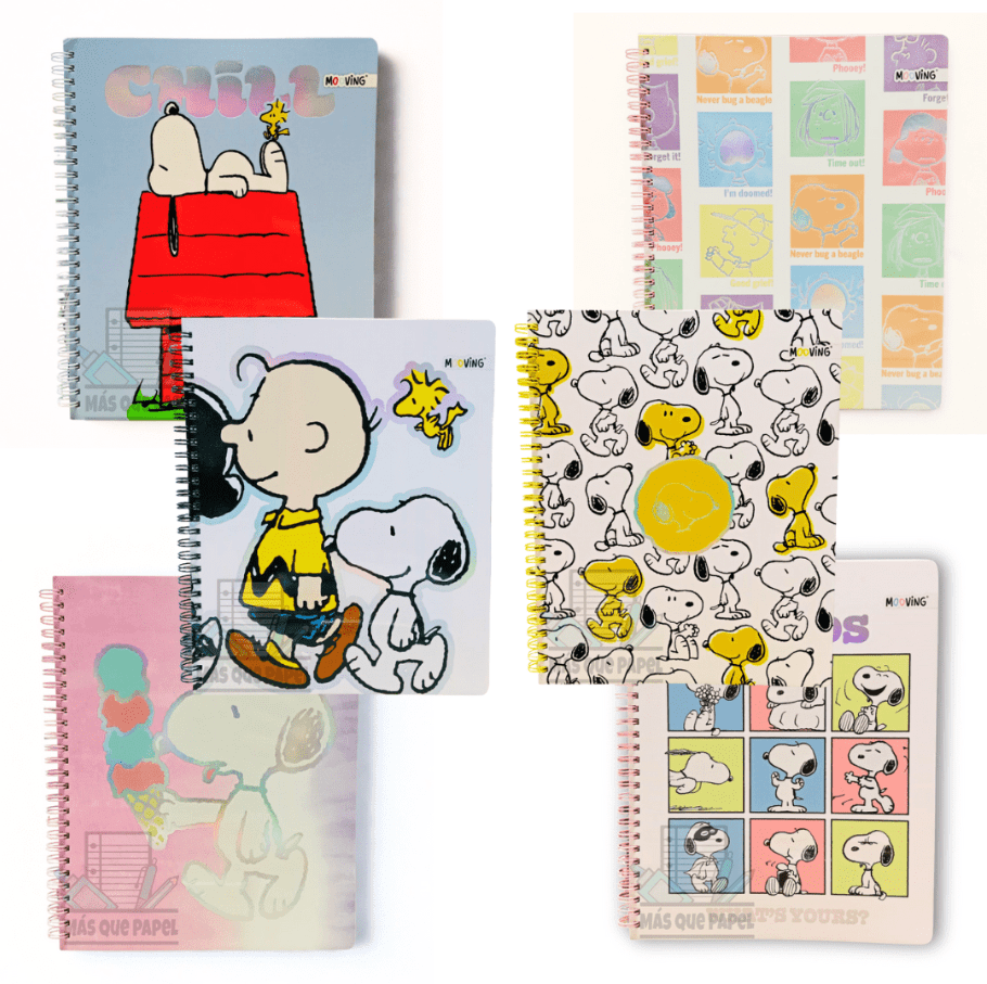 Cuaderno Universitario Snoopy 100hjs 7mm MOOVING1
