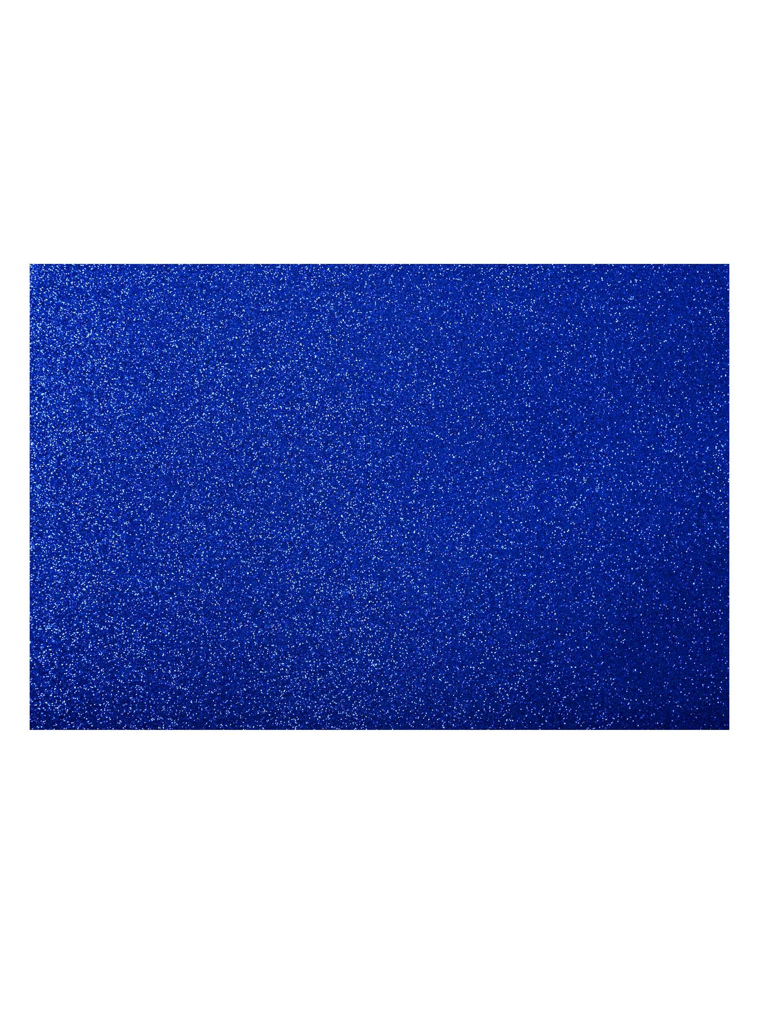 Goma Eva Glitter 40X60cm 2mm Azul TORRE1