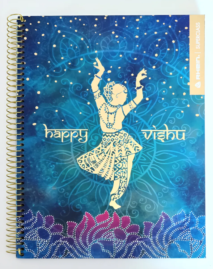 Cuaderno Carta Rhein India Triple 120hj 7mm Tapa Dura1