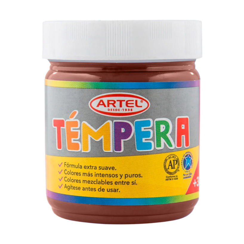 Témpera 100ml Siena Tostada Artel1