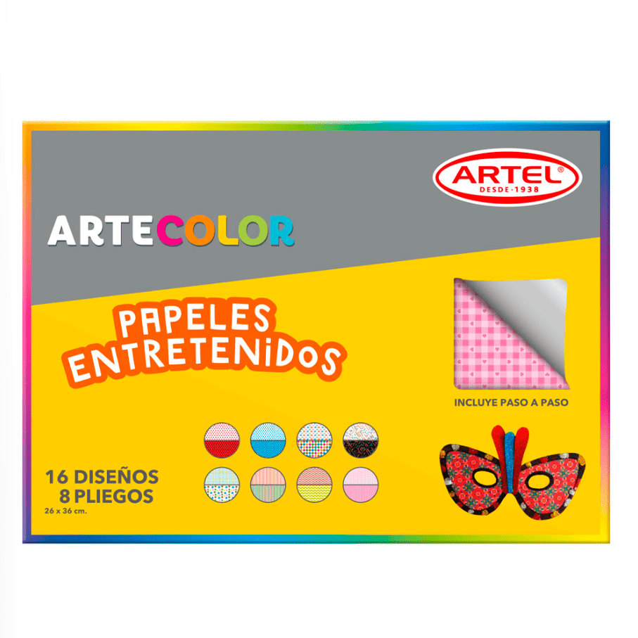 Carpeta Papeles Entretenidos 16 und Artecolor Artel1