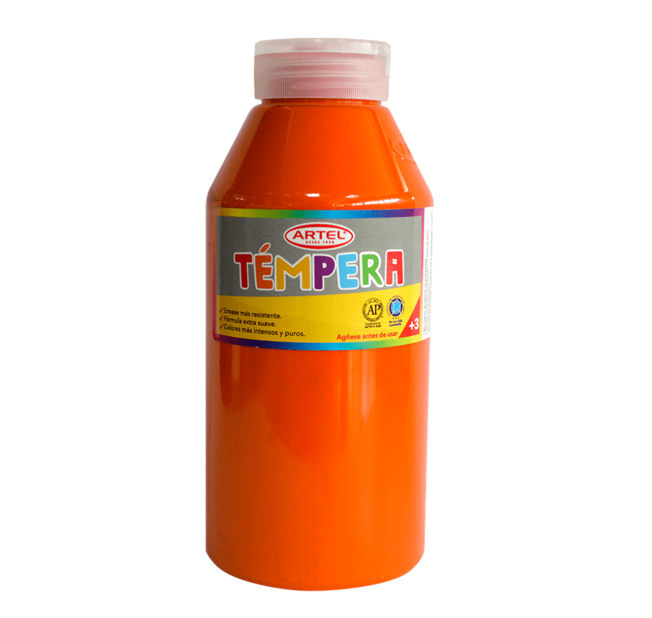 Témpera Naranja 77 500 ml Artel1