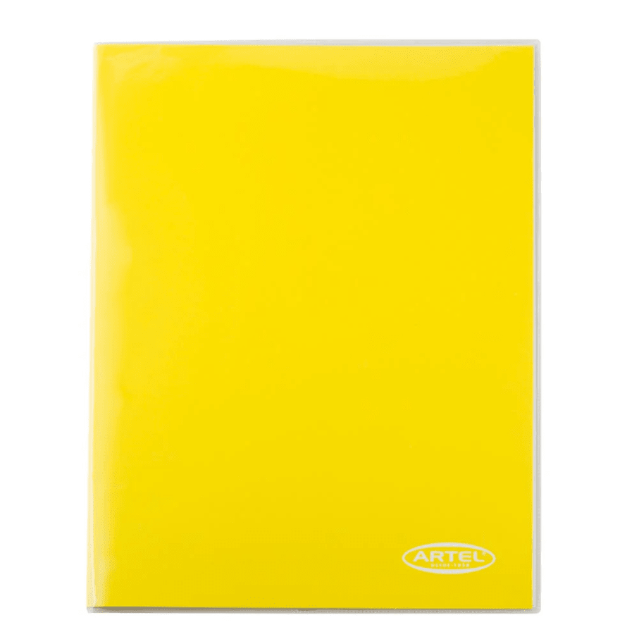 Carpeta con Gusano Amarilla Oficio Artel1