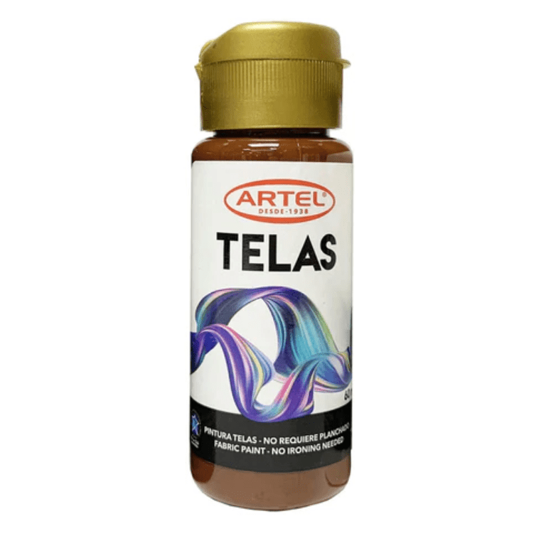 Pintura de Tela café claro 60ml ARTEL1