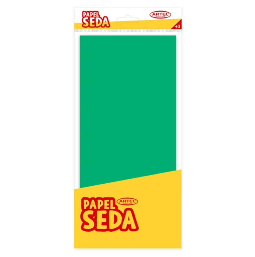Papel Seda VERDE 50X66 10 dcu Artel1