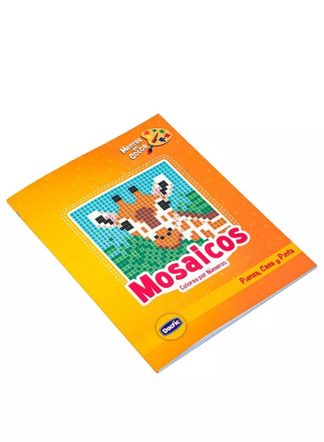 Libro Colorear Mosaico 50 diseños Dactic1