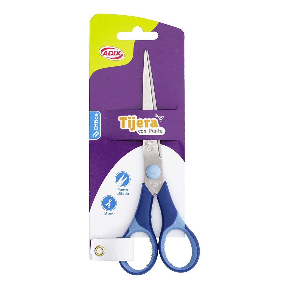 Tijera Punta C/Filo Azul ADIX1