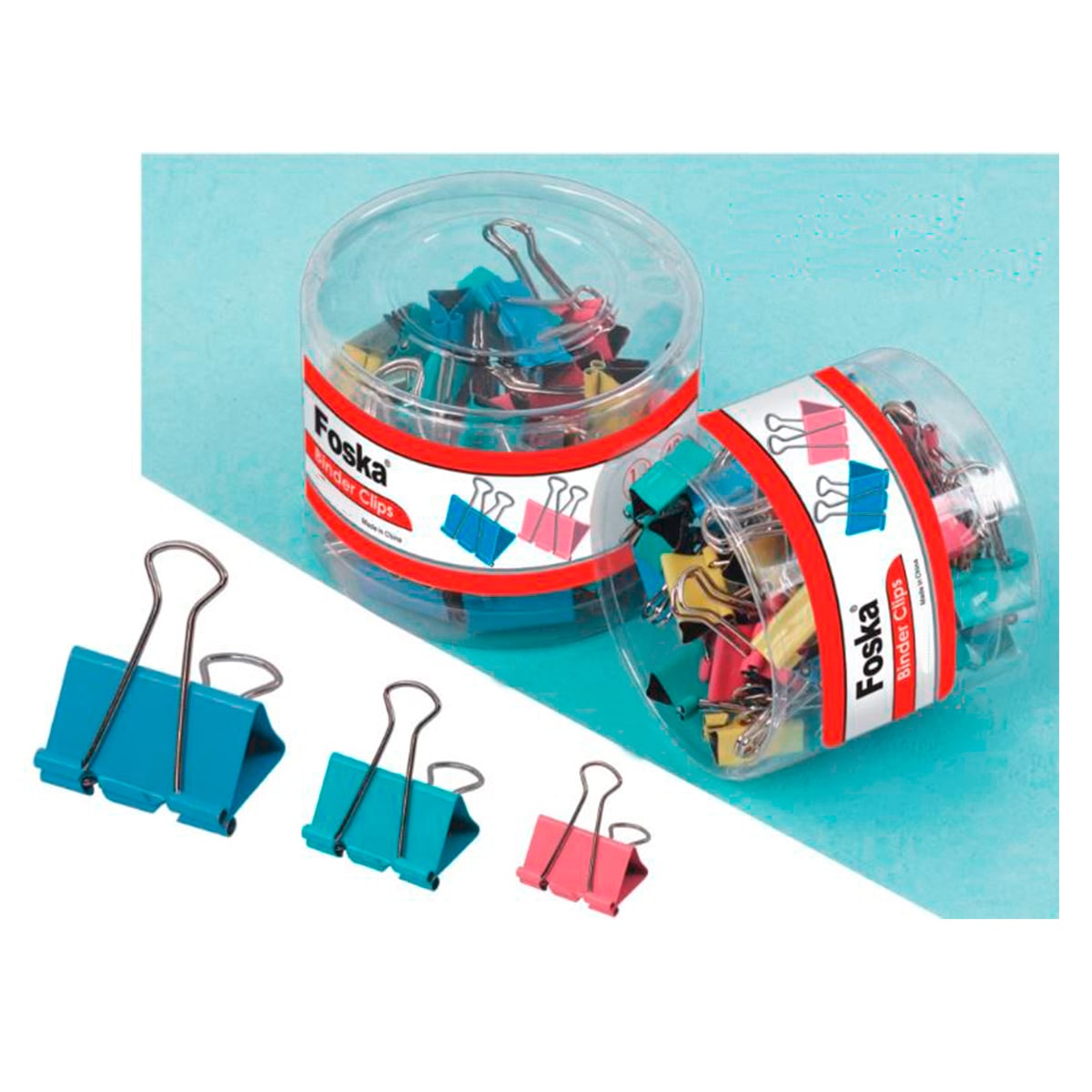 Clips de Carpeta Colores 32mm 801-3D Foska2