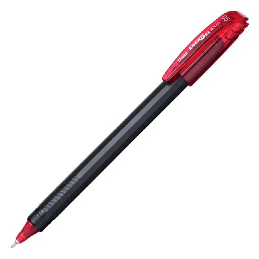 Bolígrafo Roller Energel Makkuro 0.5mm Rojo Pentel1