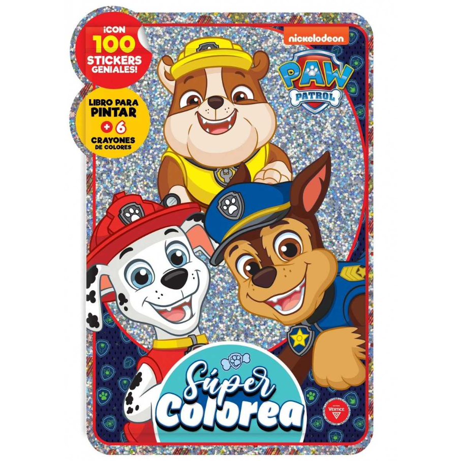 Súper Colorea Paw Patrol Vértice2