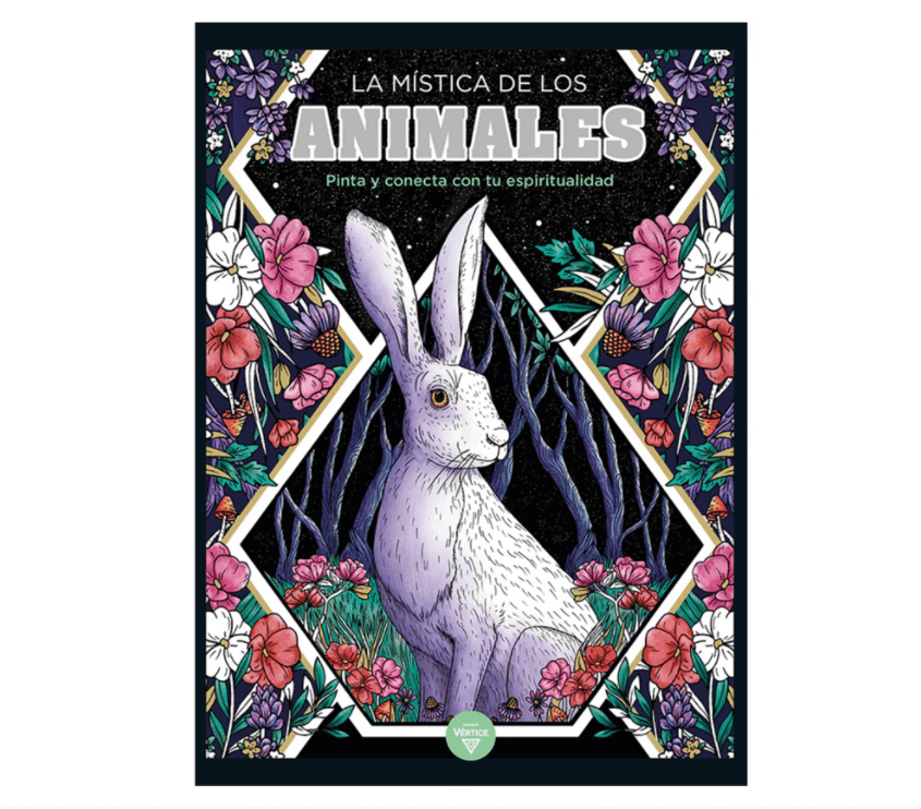 Libro Mandalas Animales Místicos 50 pág Vértice1
