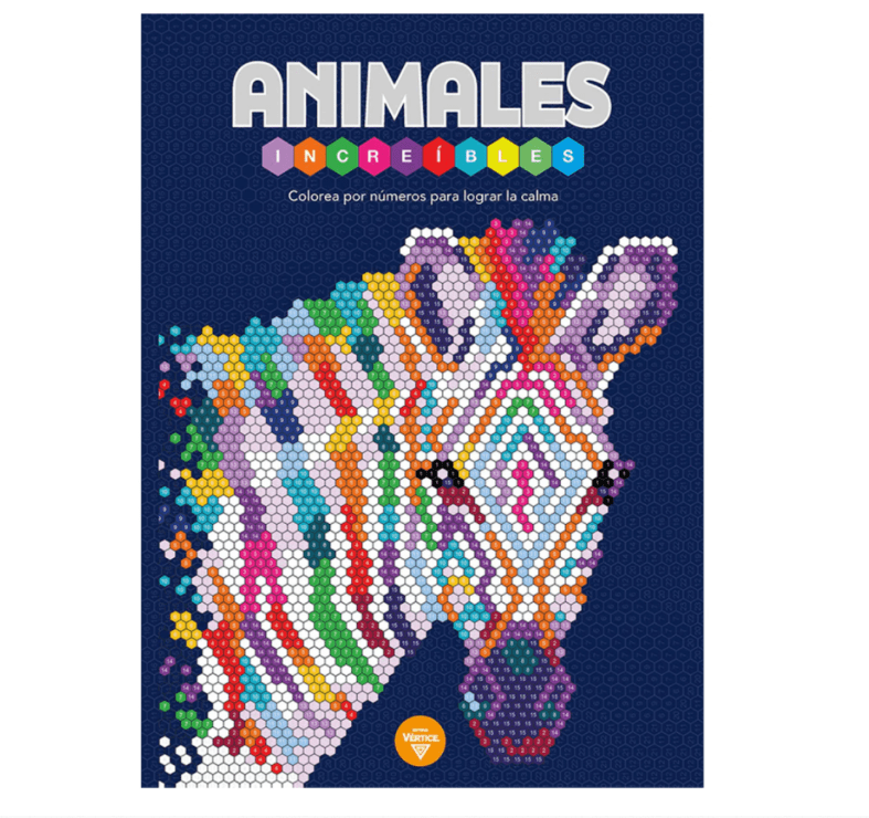 Libros Mandalas y Diseños Series de Animales Increibles VERTICE1
