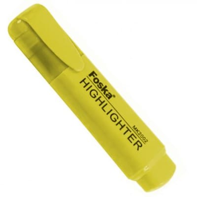 Destacador Highlighter Amarillo MK2002 Foska1