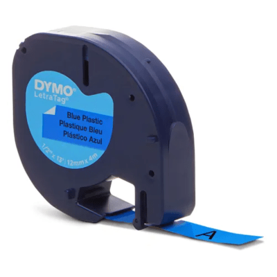 Etiqueta Plastica Dymo Blanca - 12mm X 4m Color Blanco1