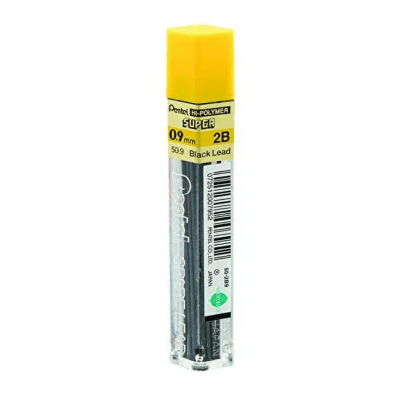 Tubo 12 Minas 0.9mm 2B Pentel