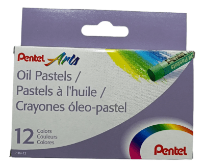 Set Crayones al Oleo Pastel Pentel Graso 12 Colores PENTEL1