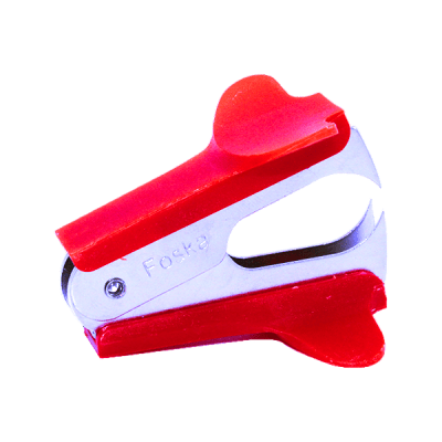 Removedor Sacacorchetes rojo