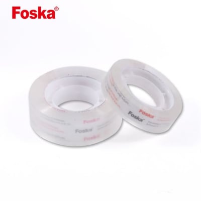 Cinta Adhesiva Transparente 18mm x 33m CT301-5 Foska1