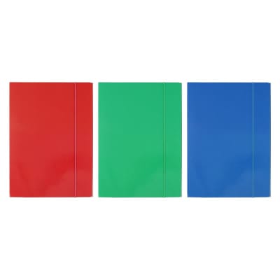 Carpeta Cartón Oficio con Elástico Roja Foska1