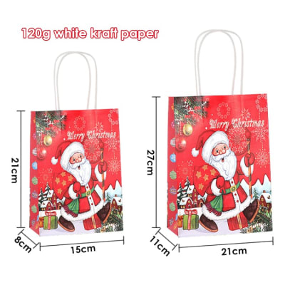 Bolsa de Regalo Navidad 21x11x27cm Foska
