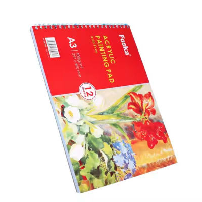 Block para Pintura Acrílica A4 400g Foska1