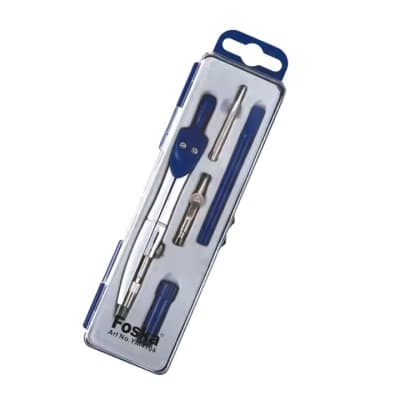 Compás Metálico 5 Piezas Antideslizante YM4106 Foska1