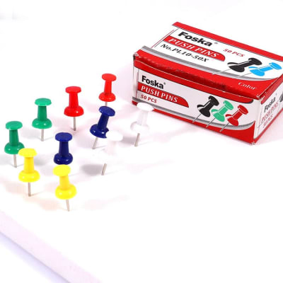 Chinches Push Pin Colores 50 und PL10-50X Foska