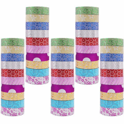 Set 10 Cintas Adhesivas Diseño 15mm x 3m CT506 Foska1