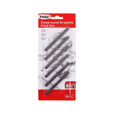 Set 6 Carboncillos 2B 4B 5B AB2005 Foska1