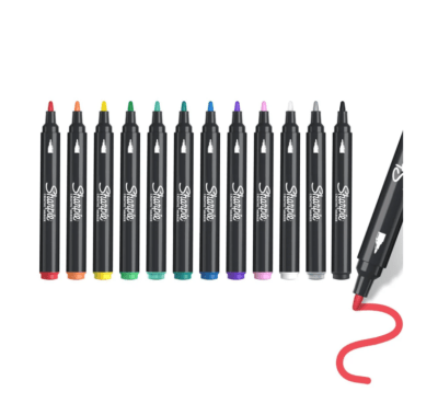 Set 12 Marcadores Acrílicos Punta Bala SHARPIE