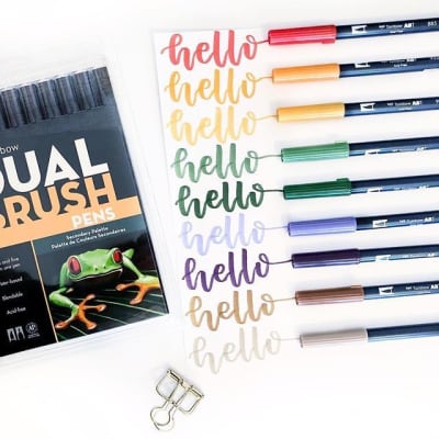 Tombow dual Brush Secondary