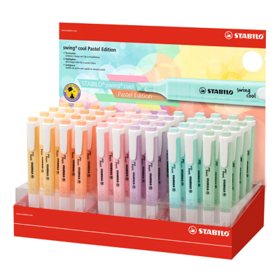 Set 48 Destacadores Swing Cool Pastel Stabilo