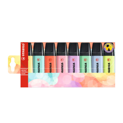 Set 8 Destacadores Pastel 70/8-3 Stabilo Boss