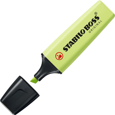 Destacador Limón Pastel 70/133 Stabilo Boss