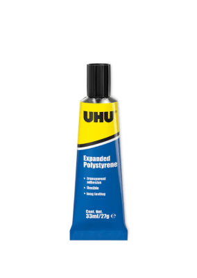 Pegamento Poliestireno Expandido 33 ml UHU