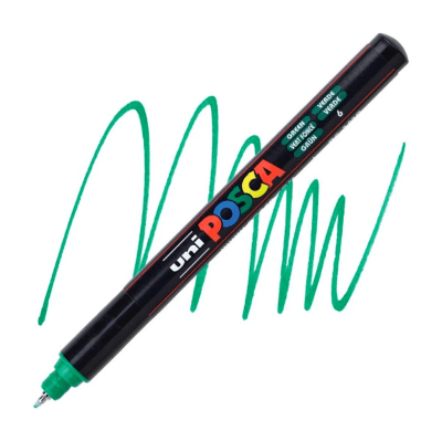 Marcador Acrílico Verde PC-1MR 0.7mm Posca
