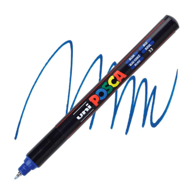 Marcador Acrílico Azul PC-1M 0.7mm Posca