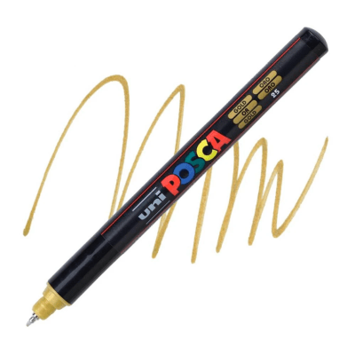 Marcador Acrílico Dorado PC-1MR 0.7mm Posca